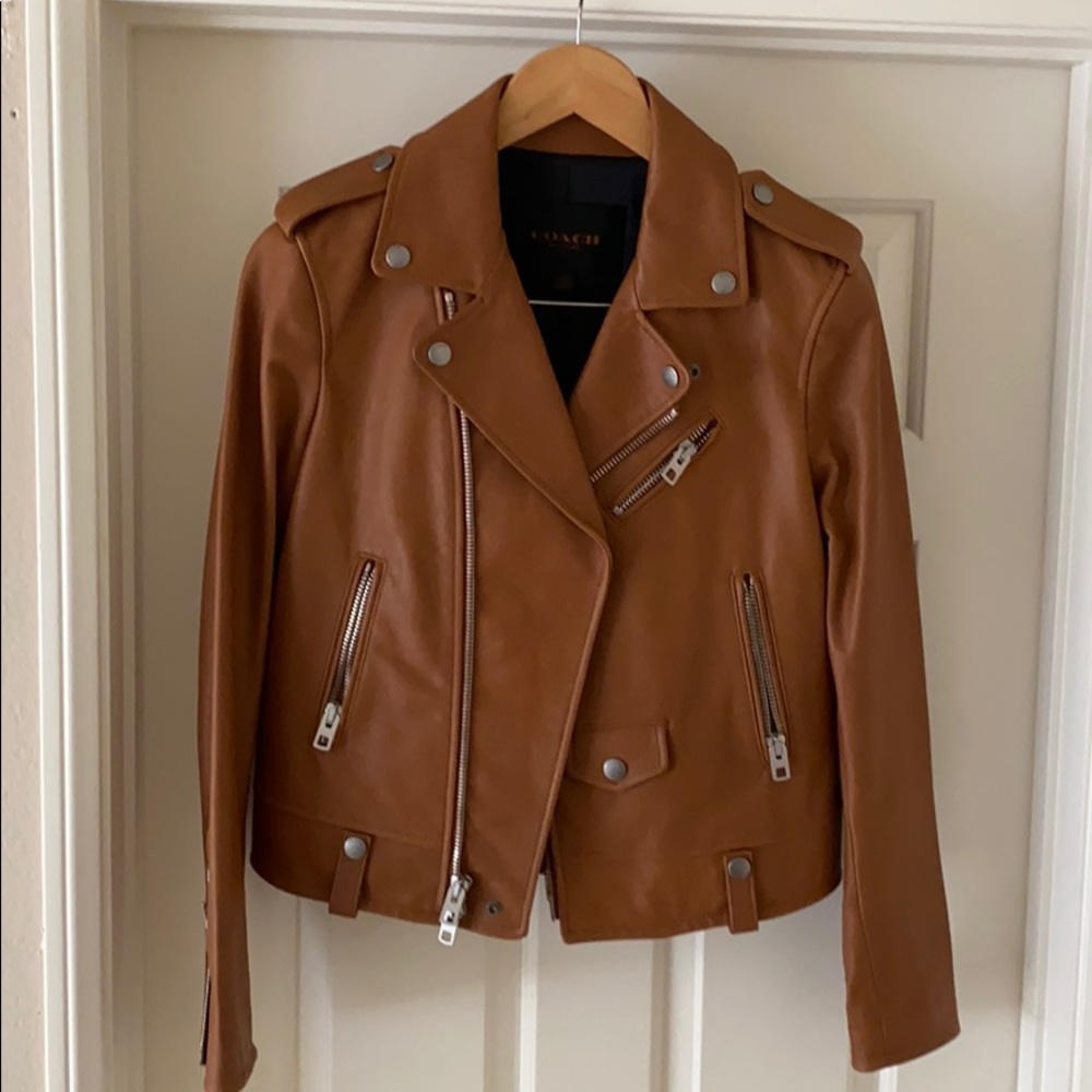 Coach leather jacket